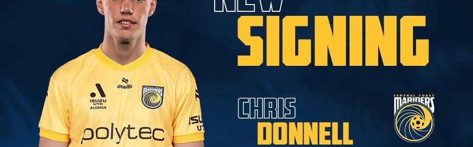 官方：中央海岸水手签下前富勒姆U21球员克里斯-唐奈